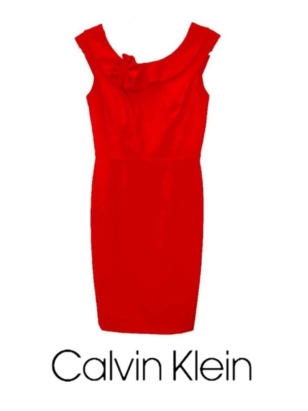 Calvin Klein Luscious Red Dress